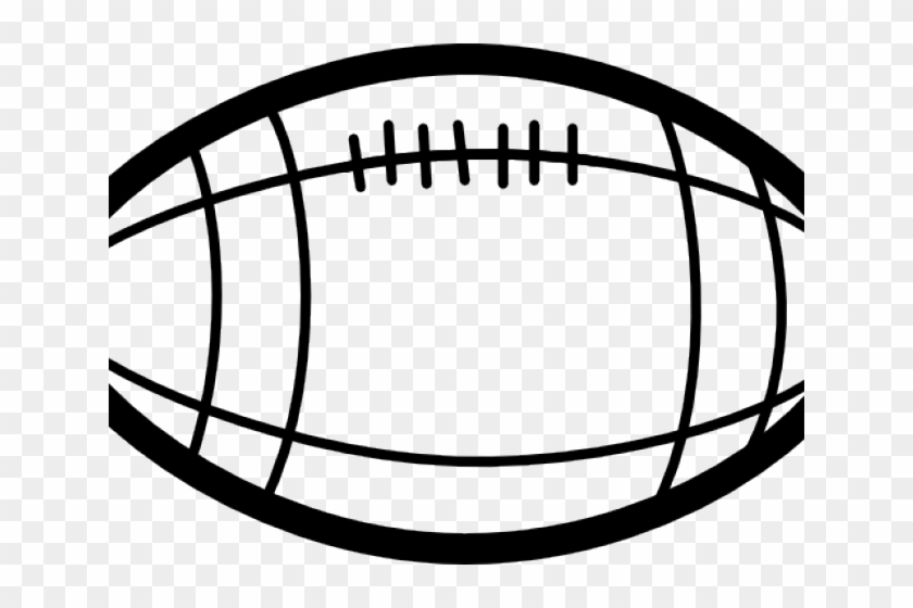 Black And White Football Clipart - Football Clipart Black And White #1016456