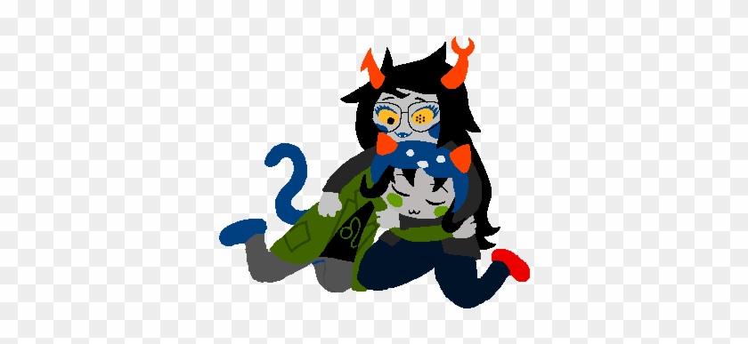 A Vrisnep Hug For Anon Good Content Here Tonight - Vriska X Nepeta #1016538