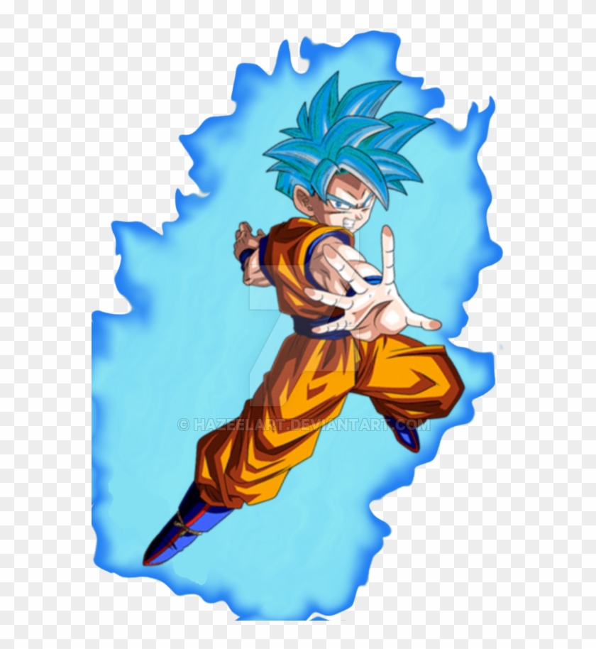 Teen Gohan Super Saiyan God Super Saiyan By Hazeelart - Teen Gohan Super Saiyan Blue #1016568