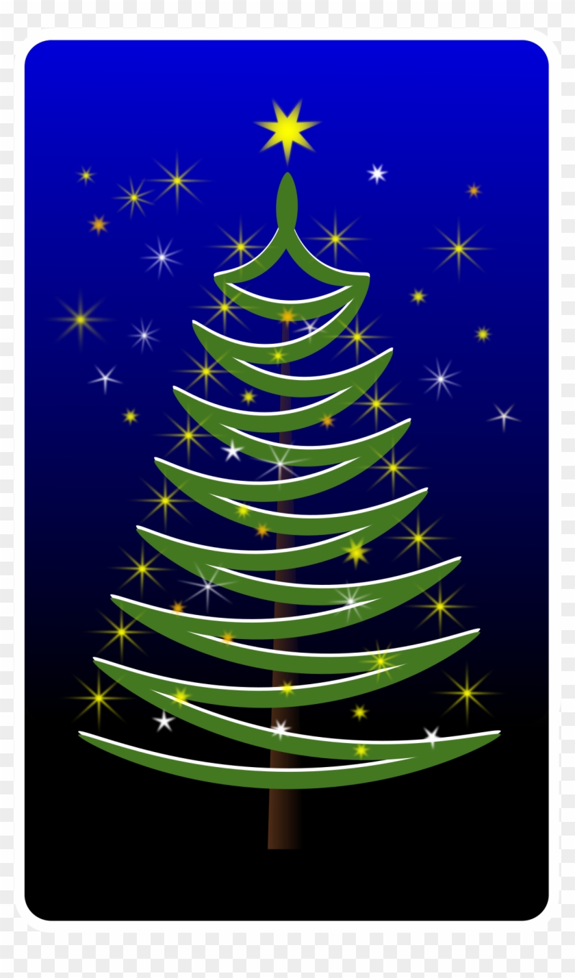 Pine Tree Clipart Stylised - Desenho Arvores Natal Estilizadas #1016608