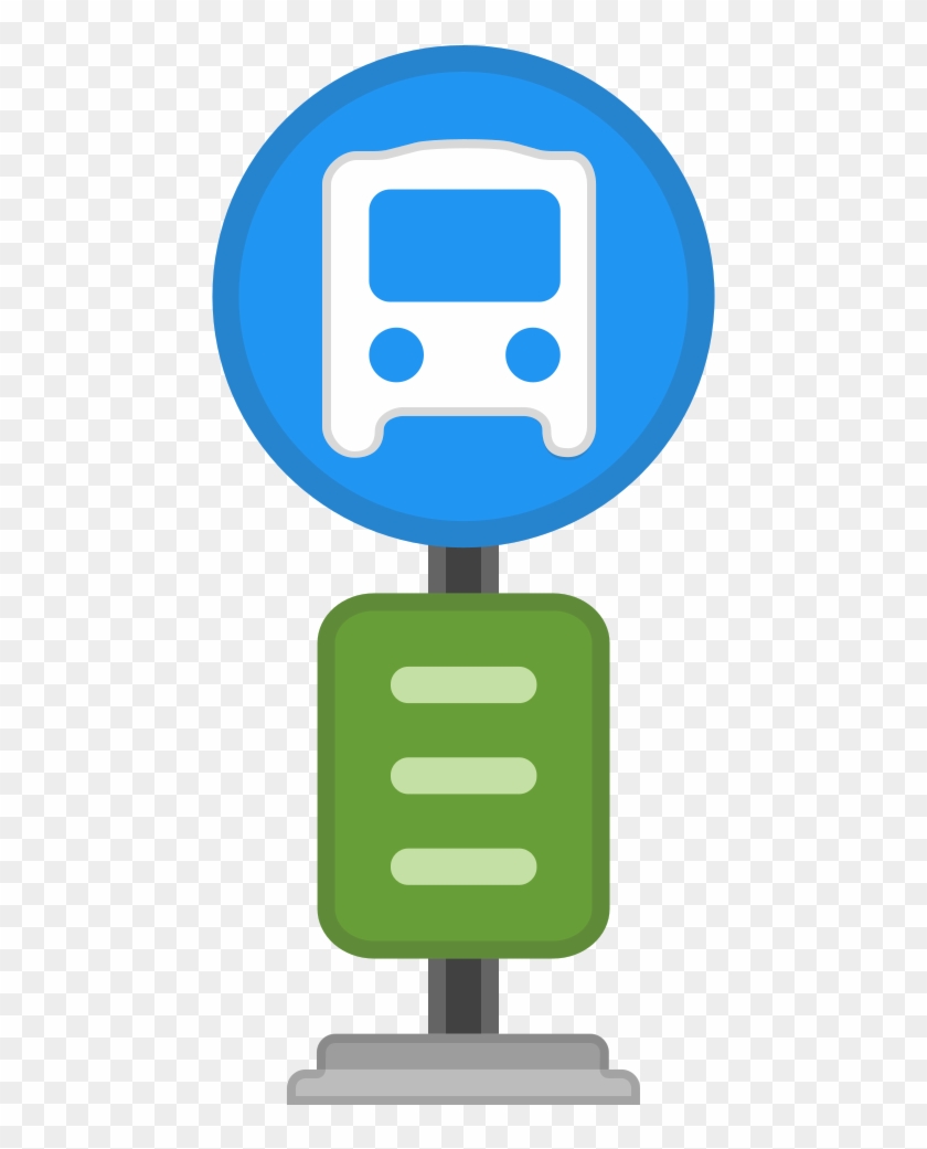Bus Stop Icon - Bus Stop Emoji #1016616
