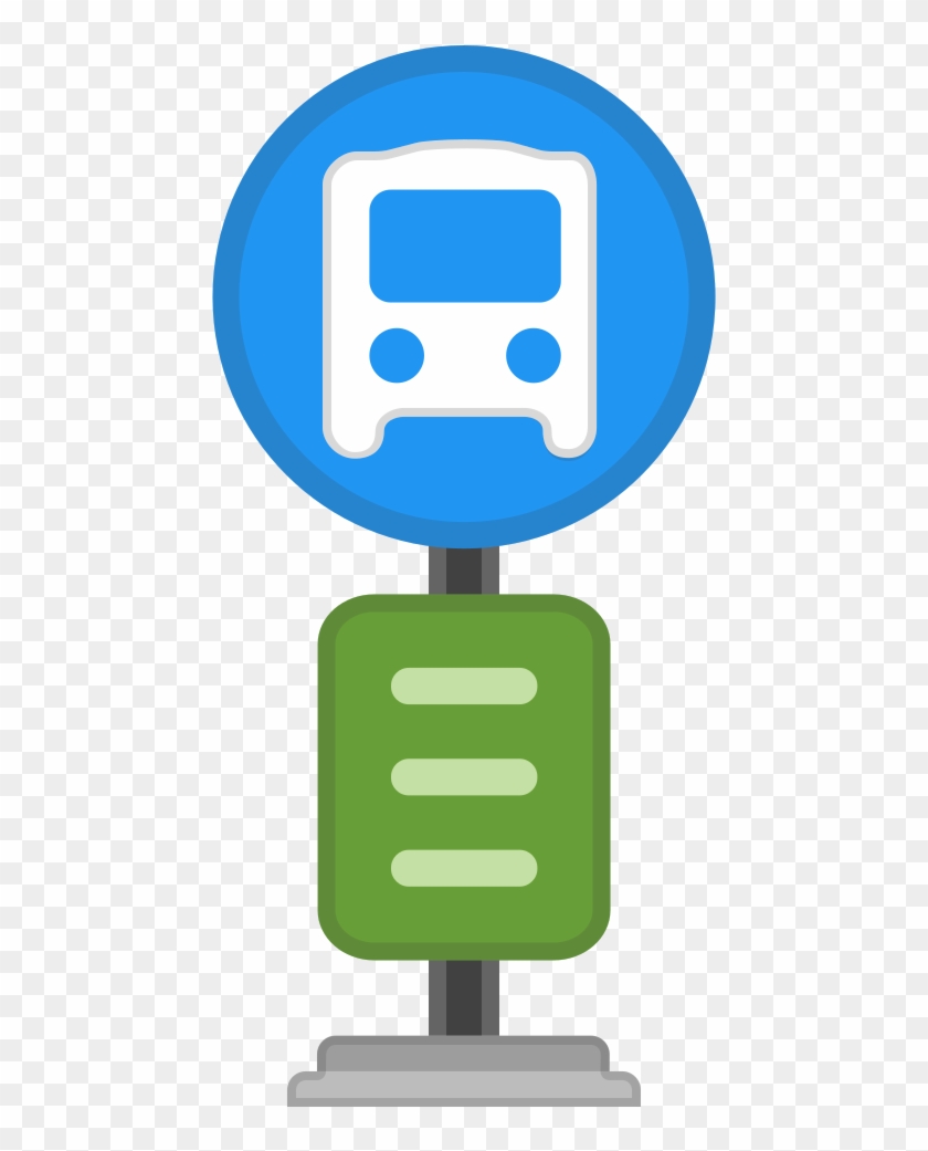 Bus Stop Icon - Bus Stop Emoji #1016616