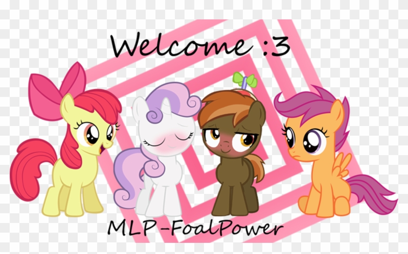 Mlp Foalpower Welcome Banner By Button Mash Da Gamer - Digital Art #1016640