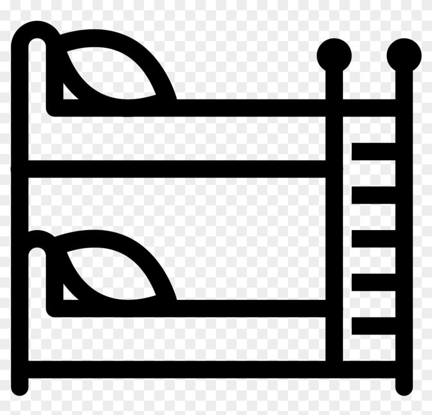 Bedroom Clipart Bunk Bed - Bunk Bed Clip Art #1016843