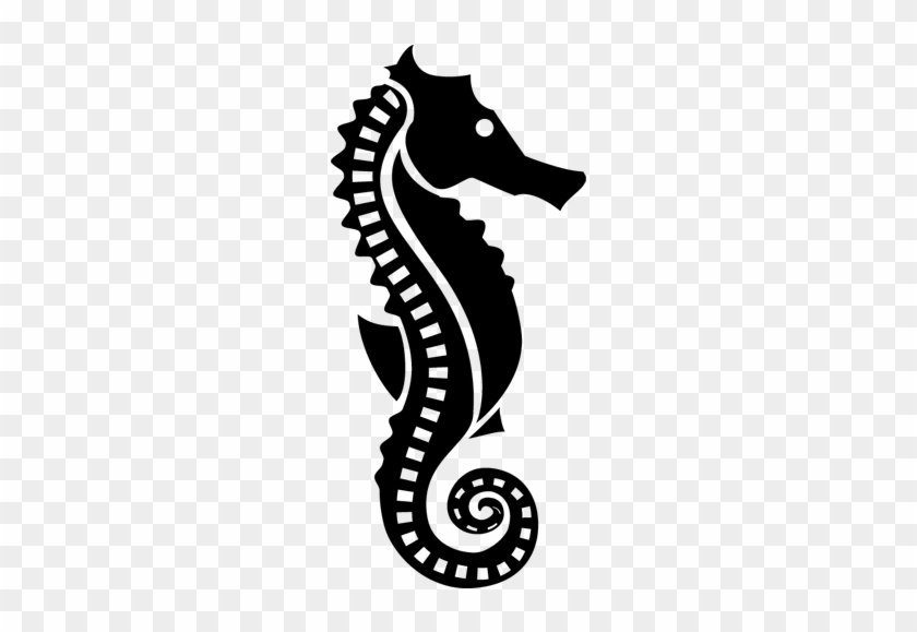 Wall Colour - Seahorse Clip Art Black And White #1016895