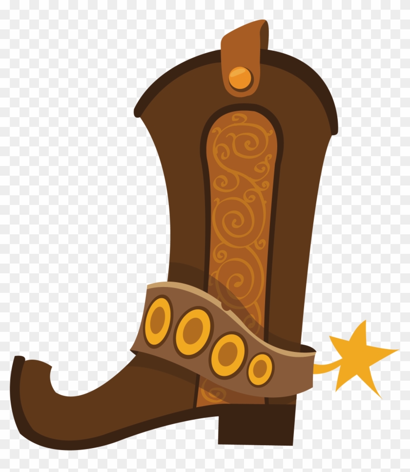 Cowboy Boot Illustration - Cowboy Boot Png #1017064
