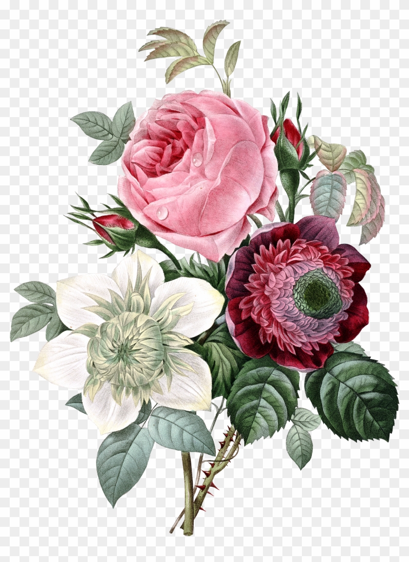 Vintage Stickers PNG Picture, Vintage Flower Sticker, Sticker Png