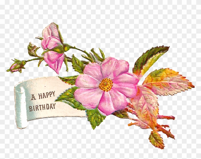 This Is A Very Pretty Digital Label I Created From - Birthday #1017110