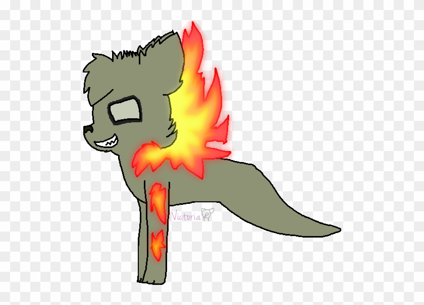 Blue Dragon Fa} Fire Ghost Wolf By Mapie Shade On Deviantart - Cartoon #1017131
