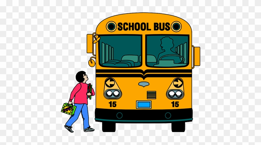 Bus Rentals In Boston Area - Cartoon School Bus #1017135