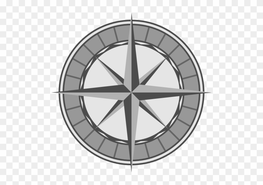 Compass Rose By Sarrel - Compass Vector Png #1017236