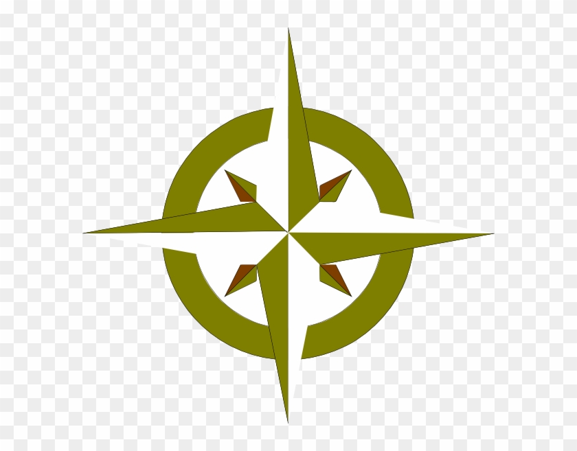 Gold Compass Rose Png - Transparent Background Compass Clipart #1017240