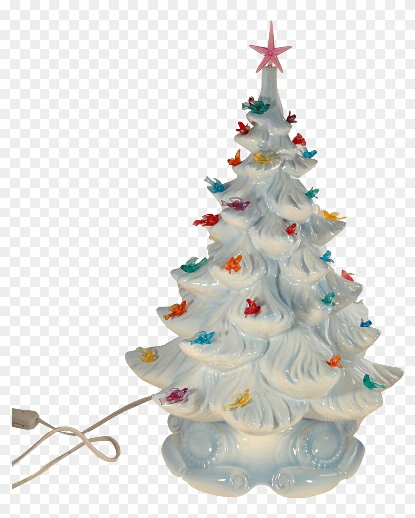 Astounding Image Of Decorative Electric White Winter - White Ceramic Christmas Tree #1017295