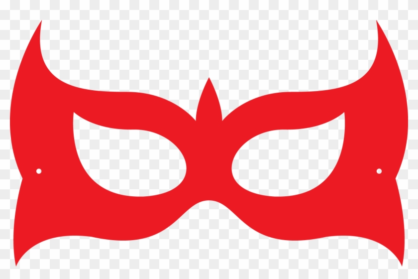 94 Catwoman Mask Template How To Craft Catwoman Mask - Red Superhero Mask Png #1017395