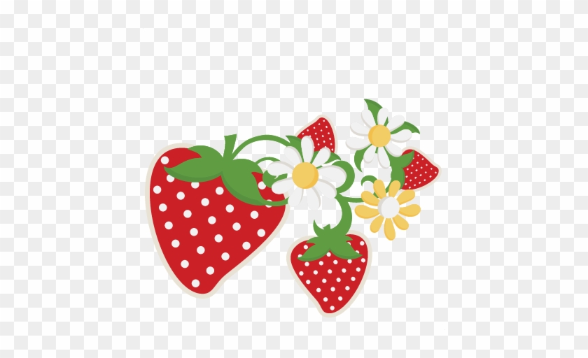 Strawberries Svg Cutting Files Fruit Svg Cuts Strawberries - Strawberry #1017432