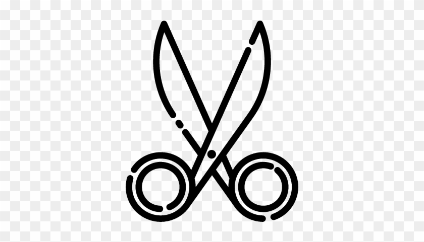 Round Scissors Vector - Graphics #1017437