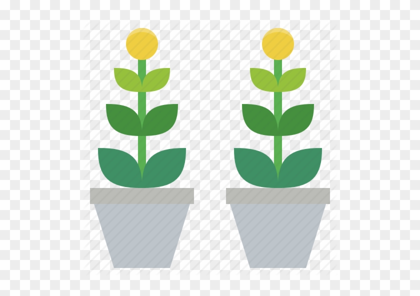 Potted Plants Clipart Ornamental Plant - Flowerpot #1017451