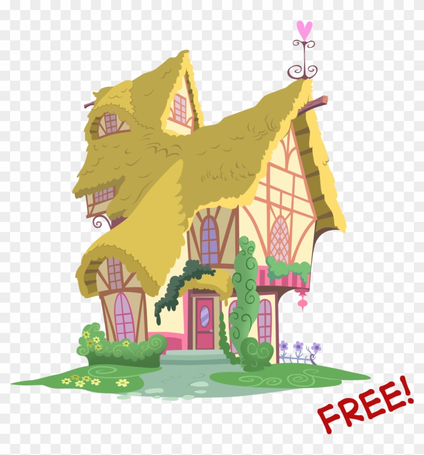 Mlp Background House 01 By Jetpony - Little Pony Friendship Is Magic #1017574