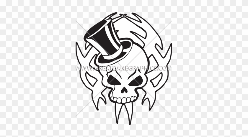 Top Hat Skull - Emblem #1017583