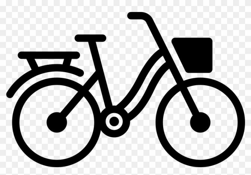 Bicycle With Basket Comments - Biking Logo #1017603