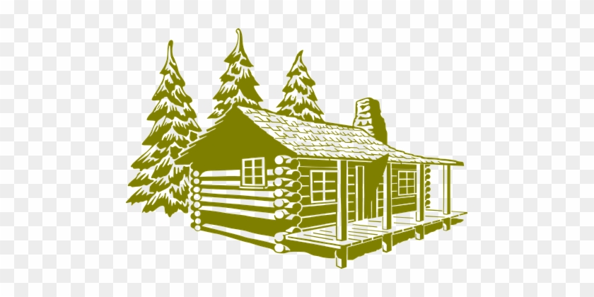 Log Cabin Cabin Rustic House Home Rural Ar - Transparent Log Cabin #1017607