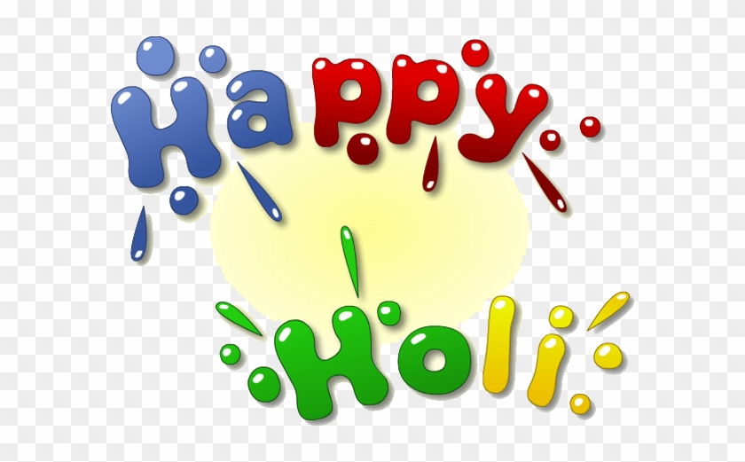 Holi Colour Png - Happy Holi Png Text #1017612