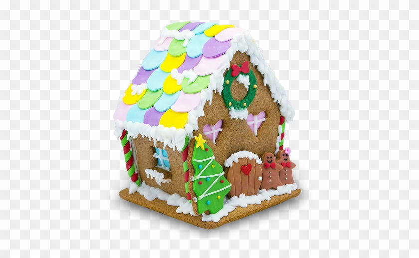 Christmas Gingerbread - Frosted Hut - Gingerbread House #1017641