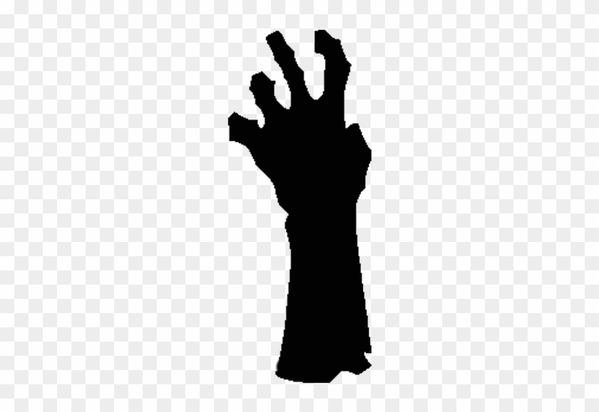Zombie Hand Left - Zombie Hand Silhouette #1017677