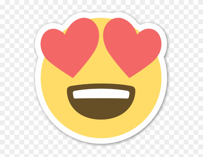 Iphone Emoji Sticker Clip Art - Eye Heart Emoji Png #1017712