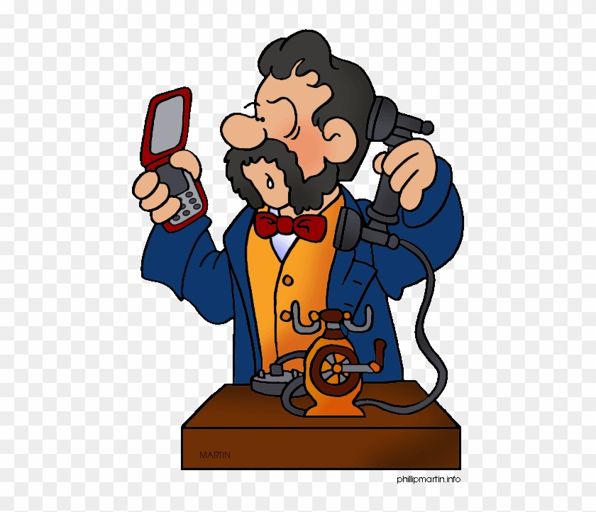 Inventions Clipart - - Alexander Graham Bell Gif #1017730