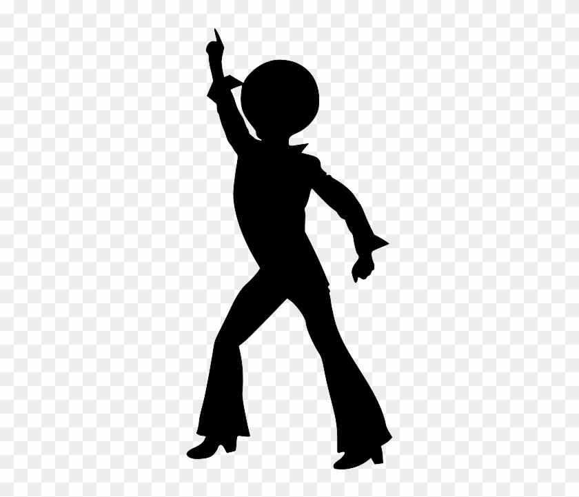 Woman, Dancing, Disco, Disotheque, Young, Youth - Disco Dancing Silhouette #1017795