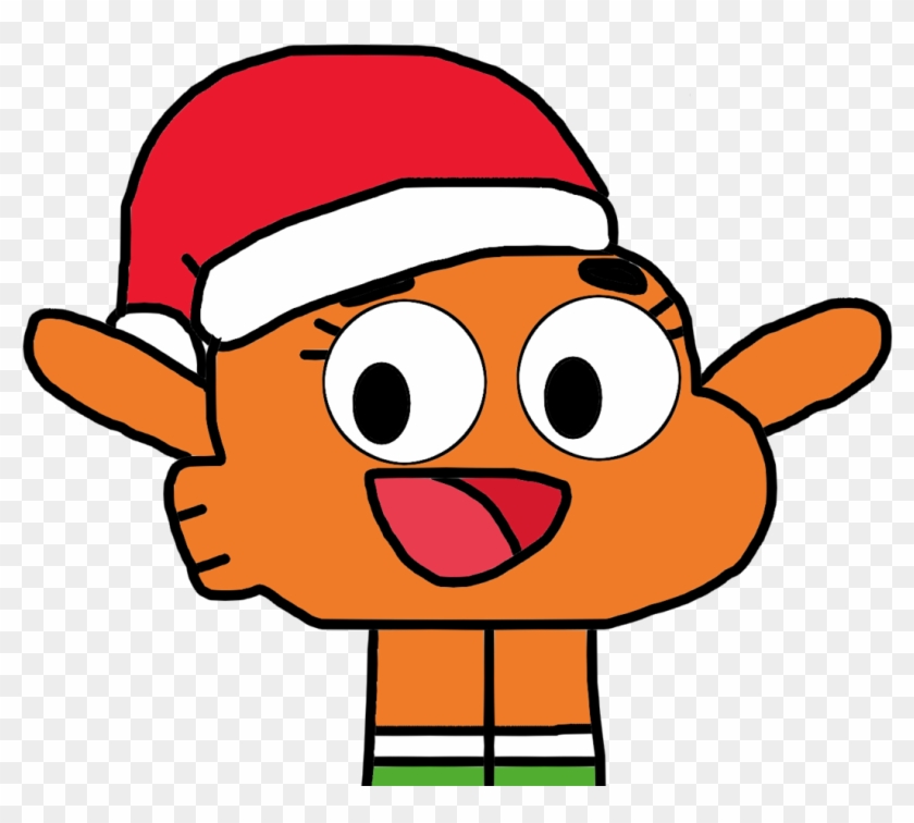 Darwin Watterson With Santa Cap By Marcospower1996 - Darwin Watterson #1018059