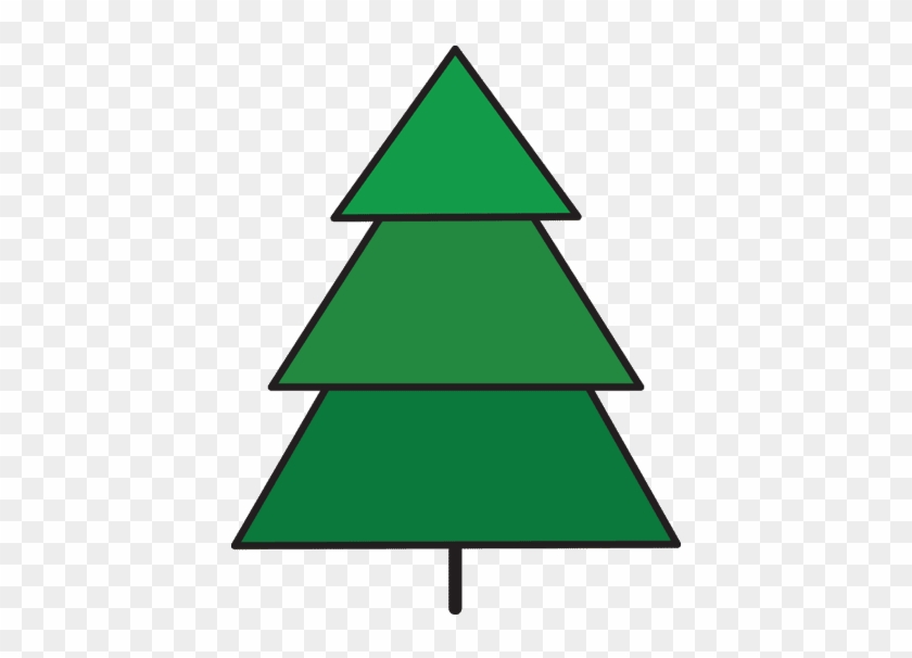 Tree-lights - Christmas Tree Silhouette Clip Art #1018094