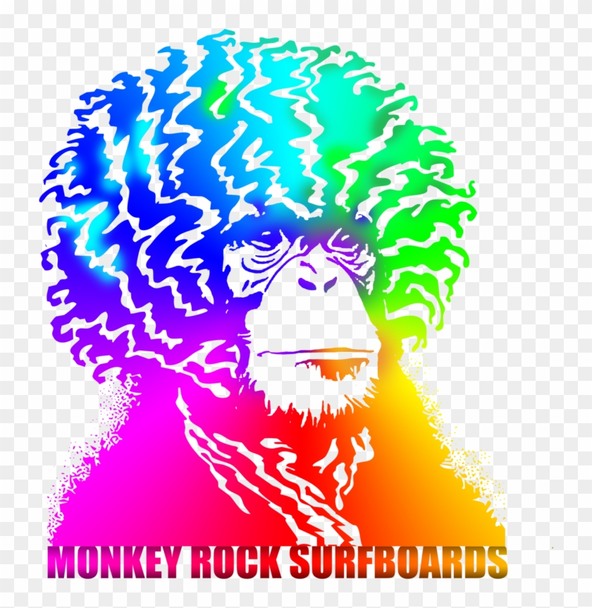 Monkey Rock Psychedelic Hendrix - Jimi Hendrix (blue) By John Van Hamersveld #1018206