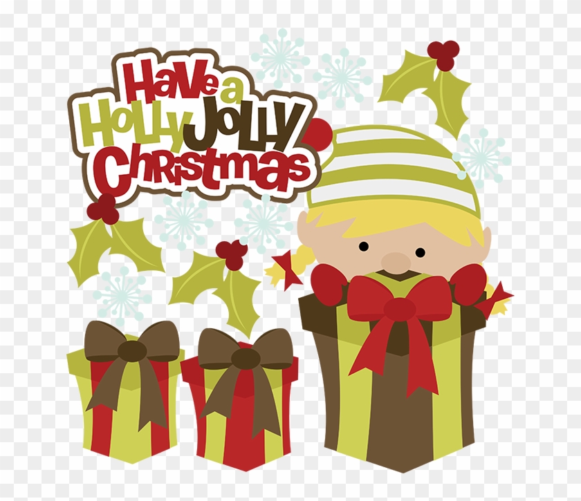 Jolly Christmas Clipart - Holly Jolly Christmas Clipart #1018263