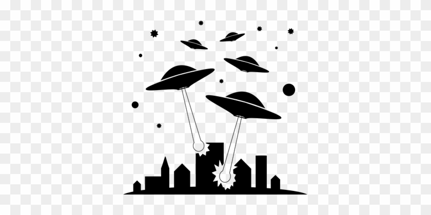 Alien Invasion Aliens Ufo Attack Enemy Hum - War Of The Worlds #1018290