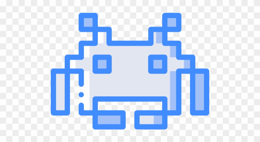 Space Invaders Free Icon - Space Invaders Ship Transparent Background #1018308