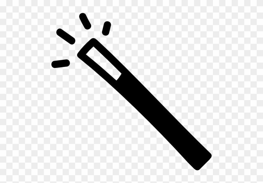 Magic Wand Hand Drawn Tool Free Icon - Magic Wand Tool Icon #1018476