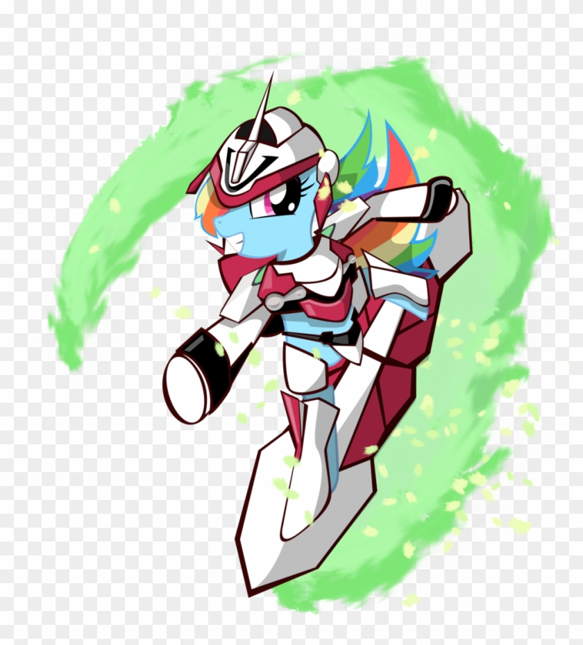 Rorycon, Eureka Seven, Mecha, Nirvash, Ponified, Safe, - Cartoon #1018502