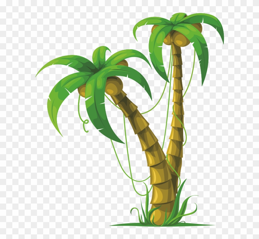 Famoso Dibujo De Árbol De Coco Para Colorear Modelo - Kerala Coconut Tree Clipart #1018683