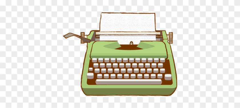 Typewriter Clipart Transparent - Typewriter Clipart Transparent #1018769