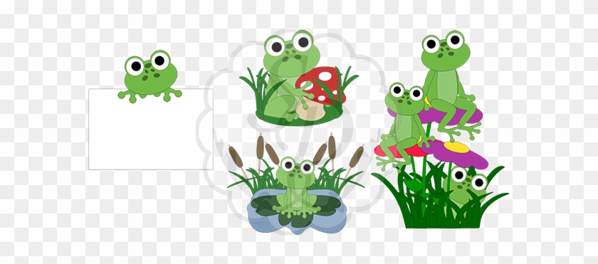 Spring Time Frogs - Cartoon #1018875