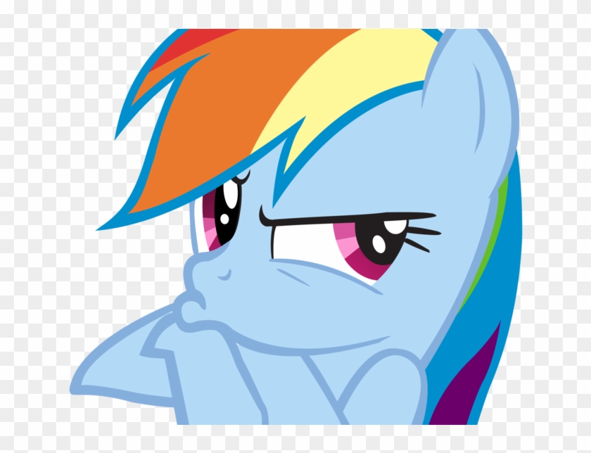 Sulky Rainbow Dash By Theflamingllama - Rainbow Dash Profile Art #1018879