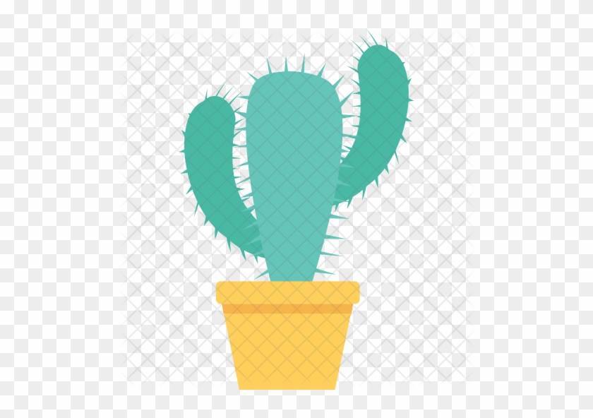 Cactus Plant Icon - Prickly Pear #1018884