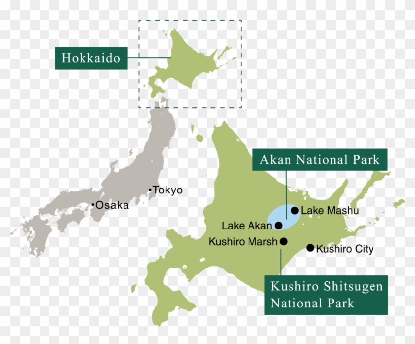 What Is The Mizu No Kamuy Tourism Area - Kushiro Shitsugen National Park Map #1018895