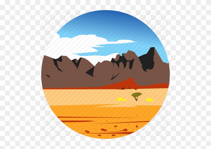 Jungle Scenic Landscape - Desert Icon #1018897