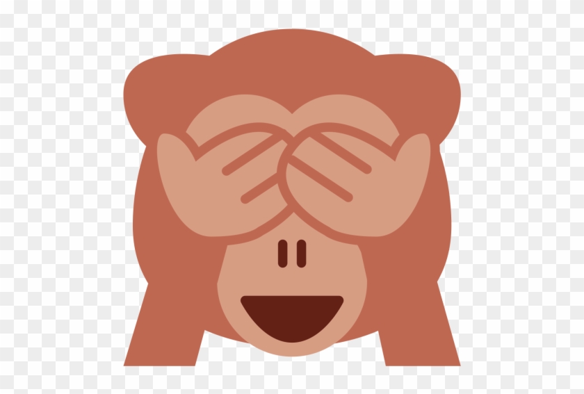 Evil, Face, Forbidden, Gesture, Monkey, No, Not, Prohibited, - Emoji Tapados Los Ojos #1018923