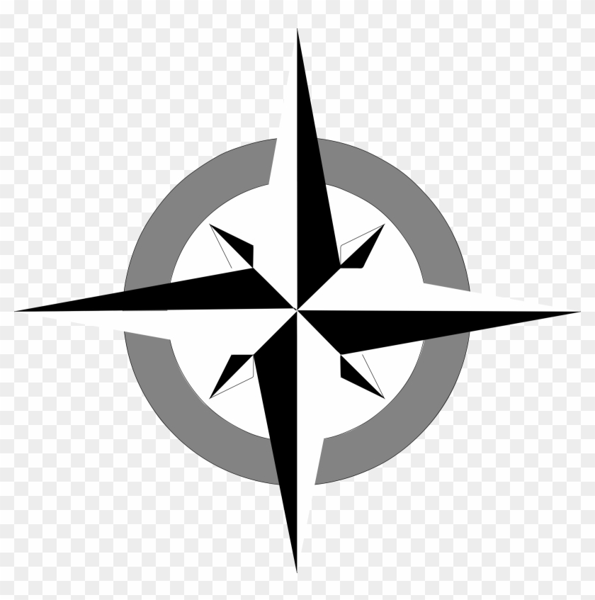 Big Image - Compass Rose Clip Art #1018934