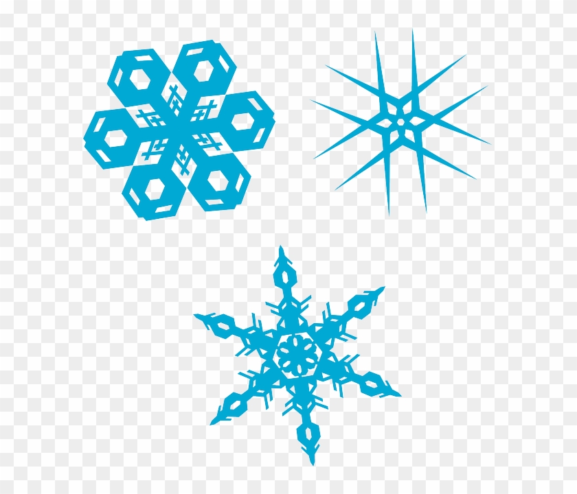 Copos De Nieve Vector Png #1018938