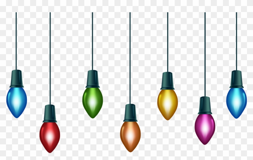 Beautiful X Christmas Christmas String Ofights Clipart - Christmas Lights Clip Art #1018945